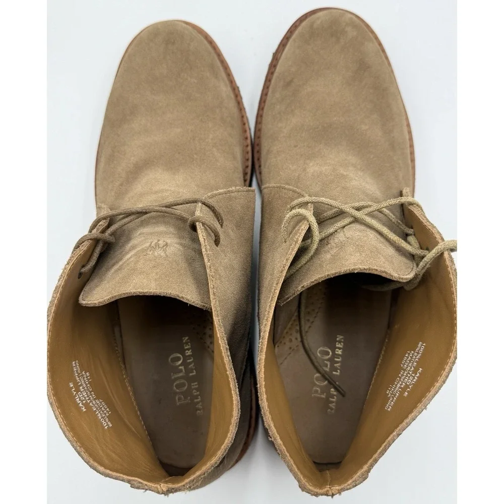 Polo Ralph Lauren‎ Leather Suede Boots  Karlyle Mens Sz 12D